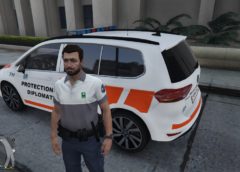 VW Touran Police Diplomatique Genève
