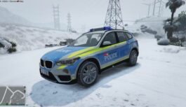 BMW X5 Police Transports CFF Jura